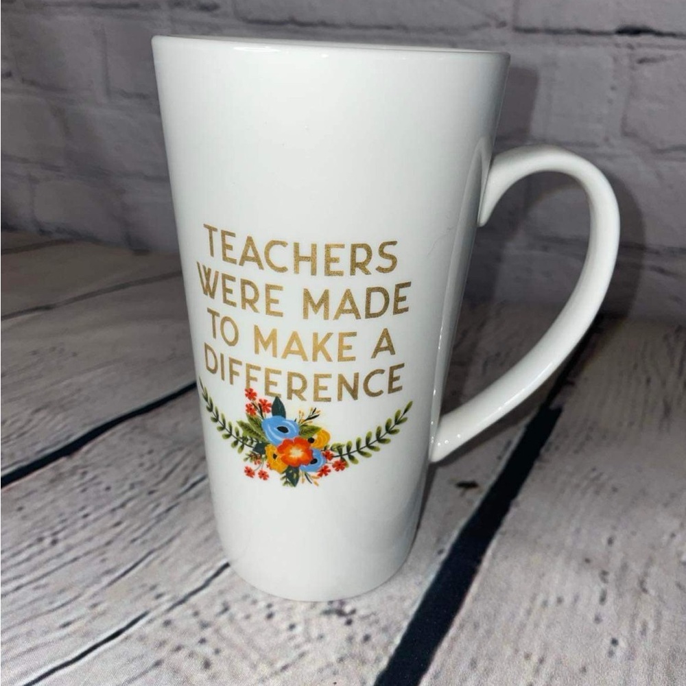Inspirational teacher gift coffee mug - boho - preppy